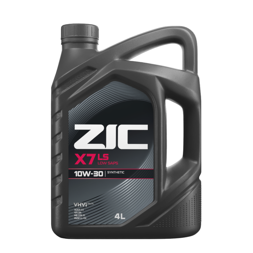 Олива моторна ZIC X7 LS 10W-30 (4л)